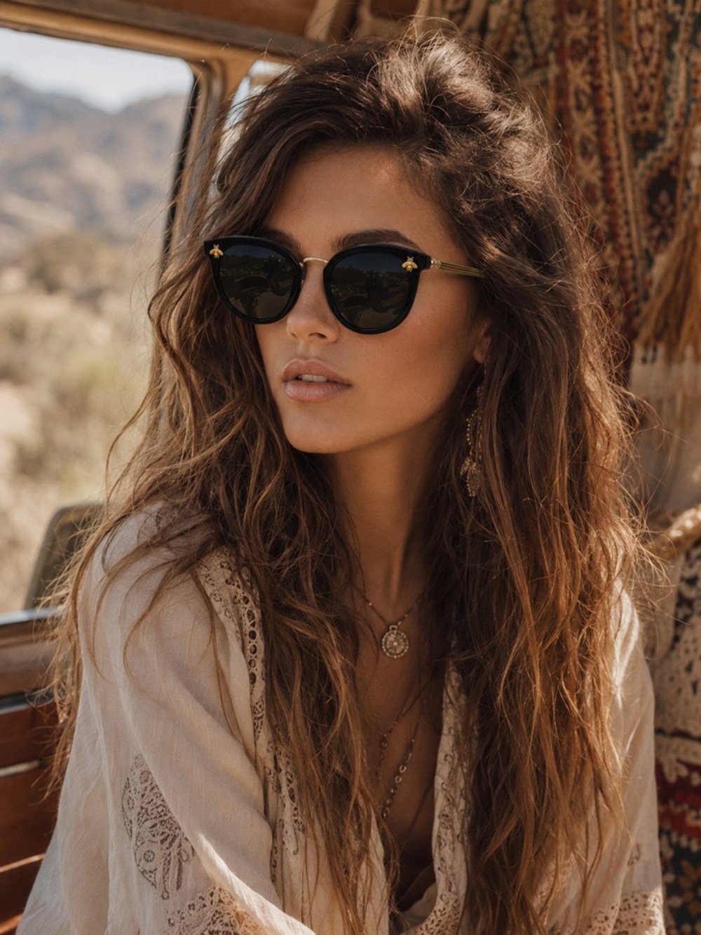 Black Queen Bee Sunnies